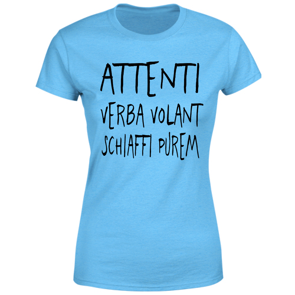 T-Shirt Donna Verba volant - Scritte Divertenti - Chiara