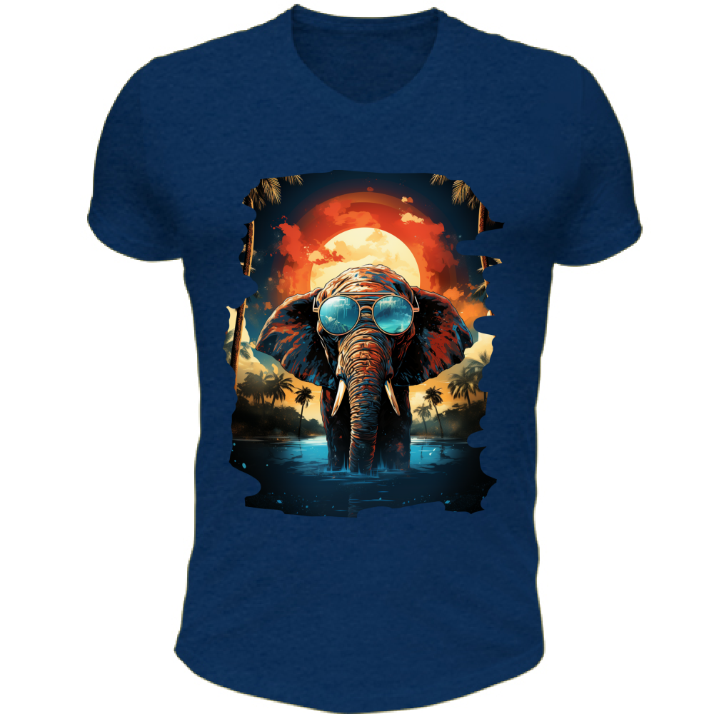 T-Shirt Unisex Scollo V Elephant from Miami