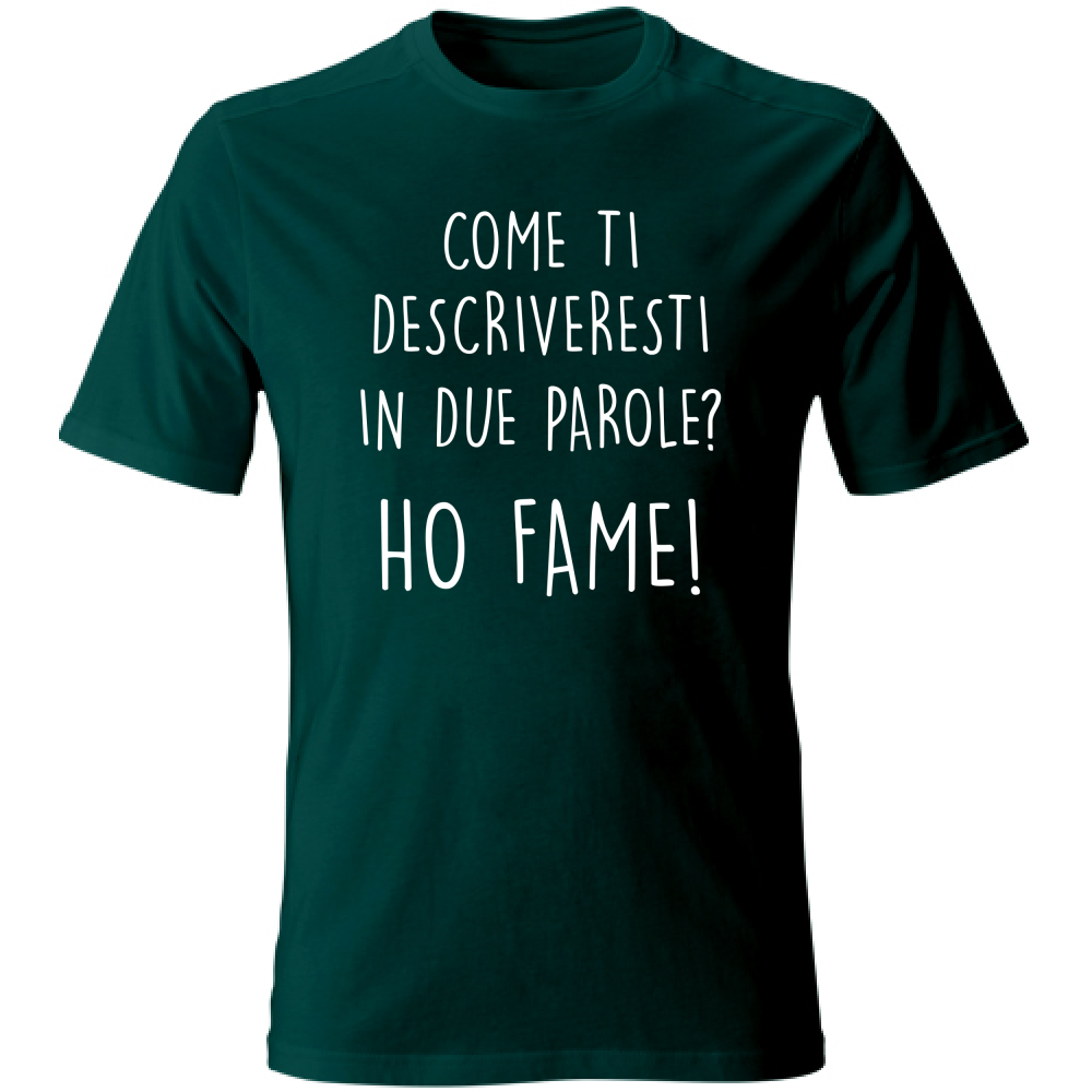 T-Shirt Unisex Due parole - Scritte Divertenti