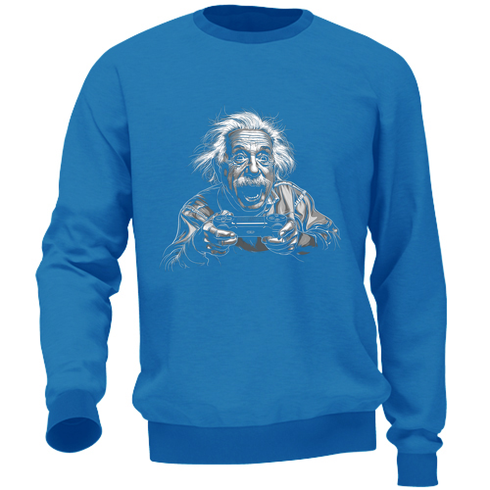 Felpa Unisex Einstein Gamer