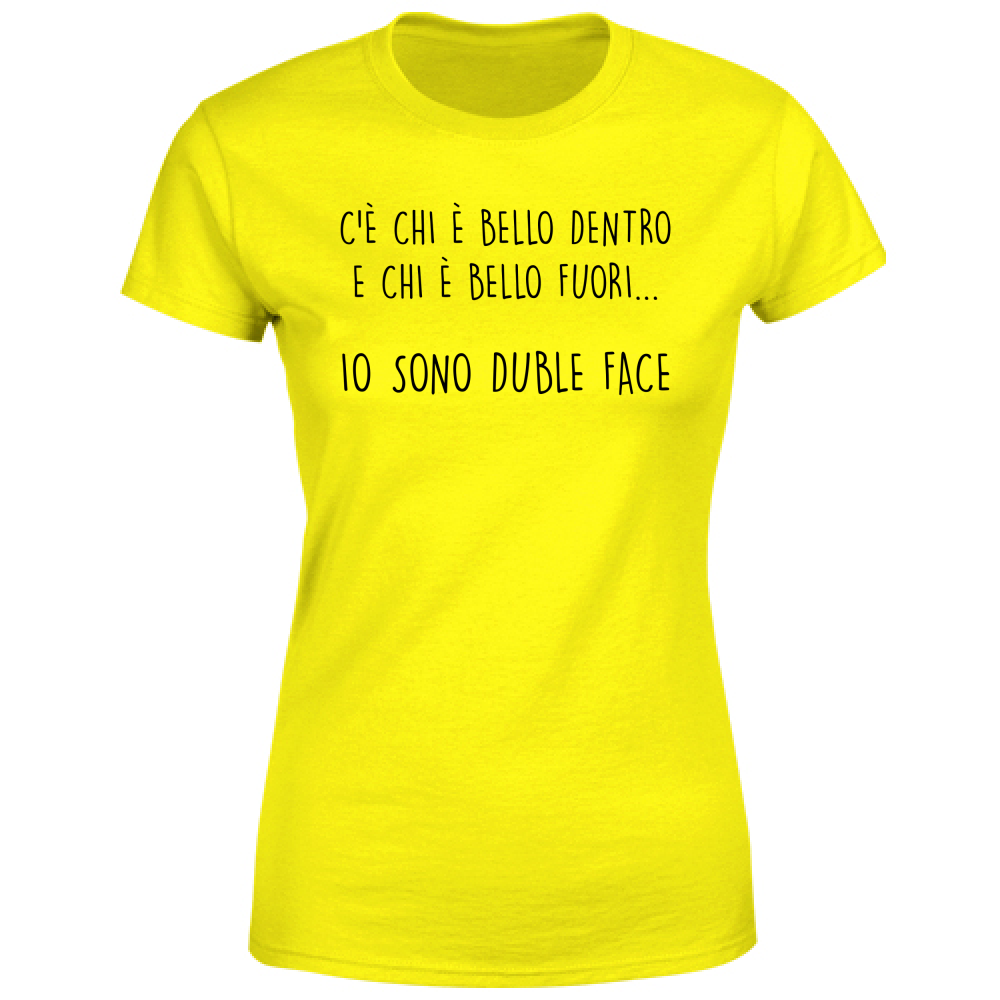 T-Shirt Donna Doubleface - Scritte Divertenti - Chiara