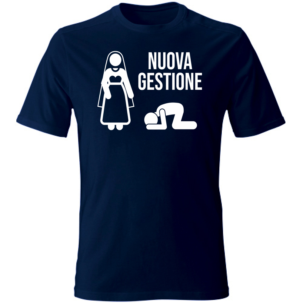 T-Shirt Unisex Large Maglietta - Addio al Celibato - Nuova Gestione - s