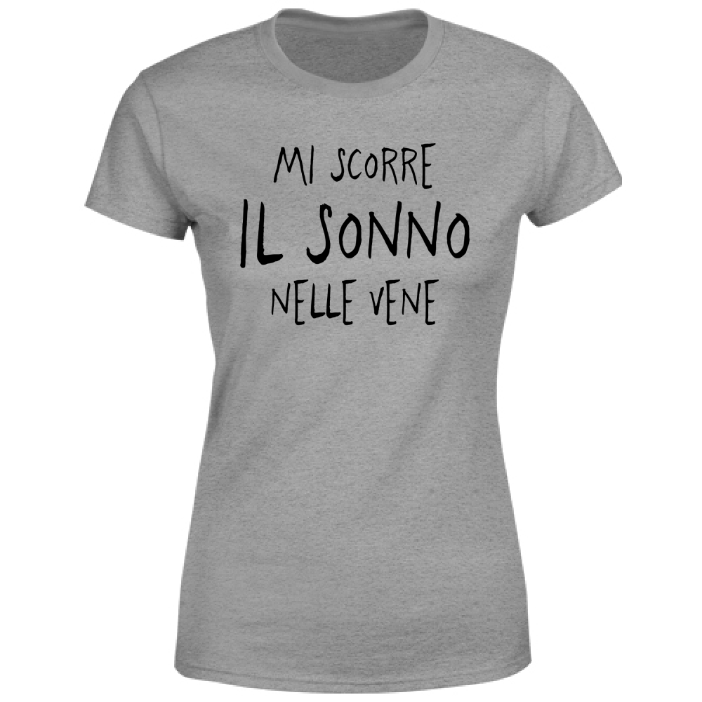 T-Shirt Donna Nelle vene - Scritte Divertenti - Chiara