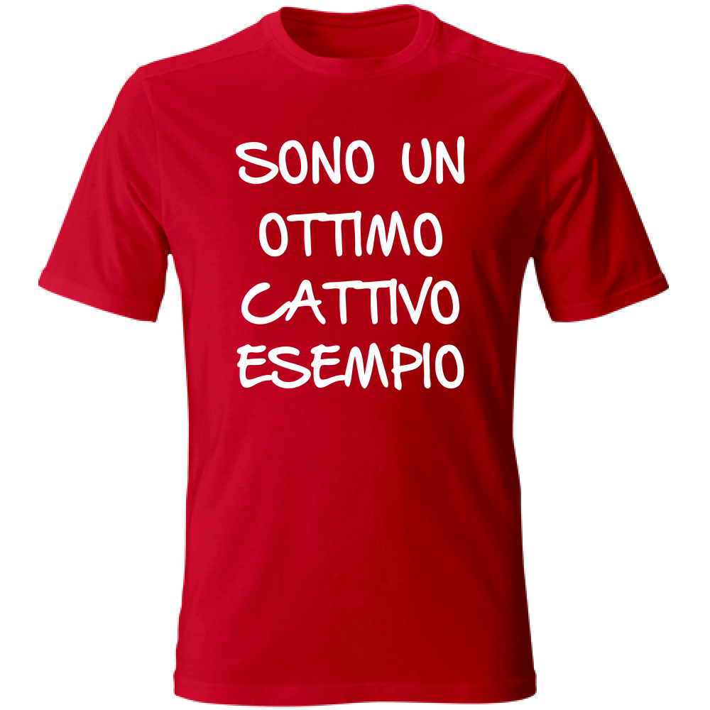 T-Shirt Unisex Esempio - Scritte Divertenti