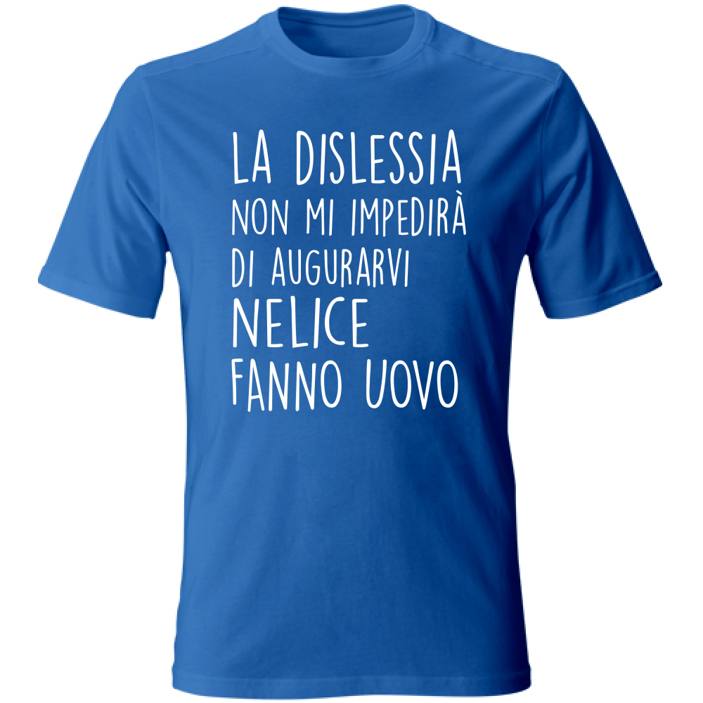 T-Shirt Unisex Nelice Fanno Uovo - Scritte Divertenti