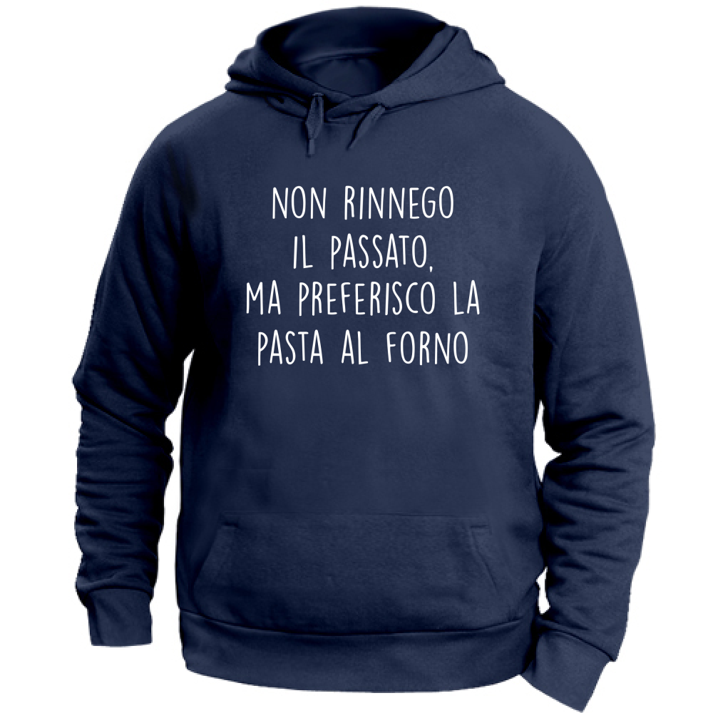 Felpa Unisex con Cappuccio Pasta al forno - Scritte Divertenti