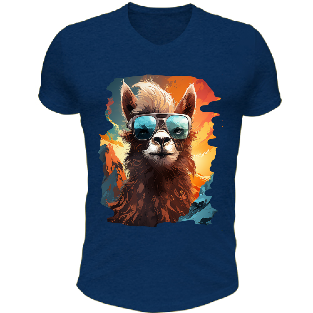 T-Shirt Unisex Scollo V Lama from Miami