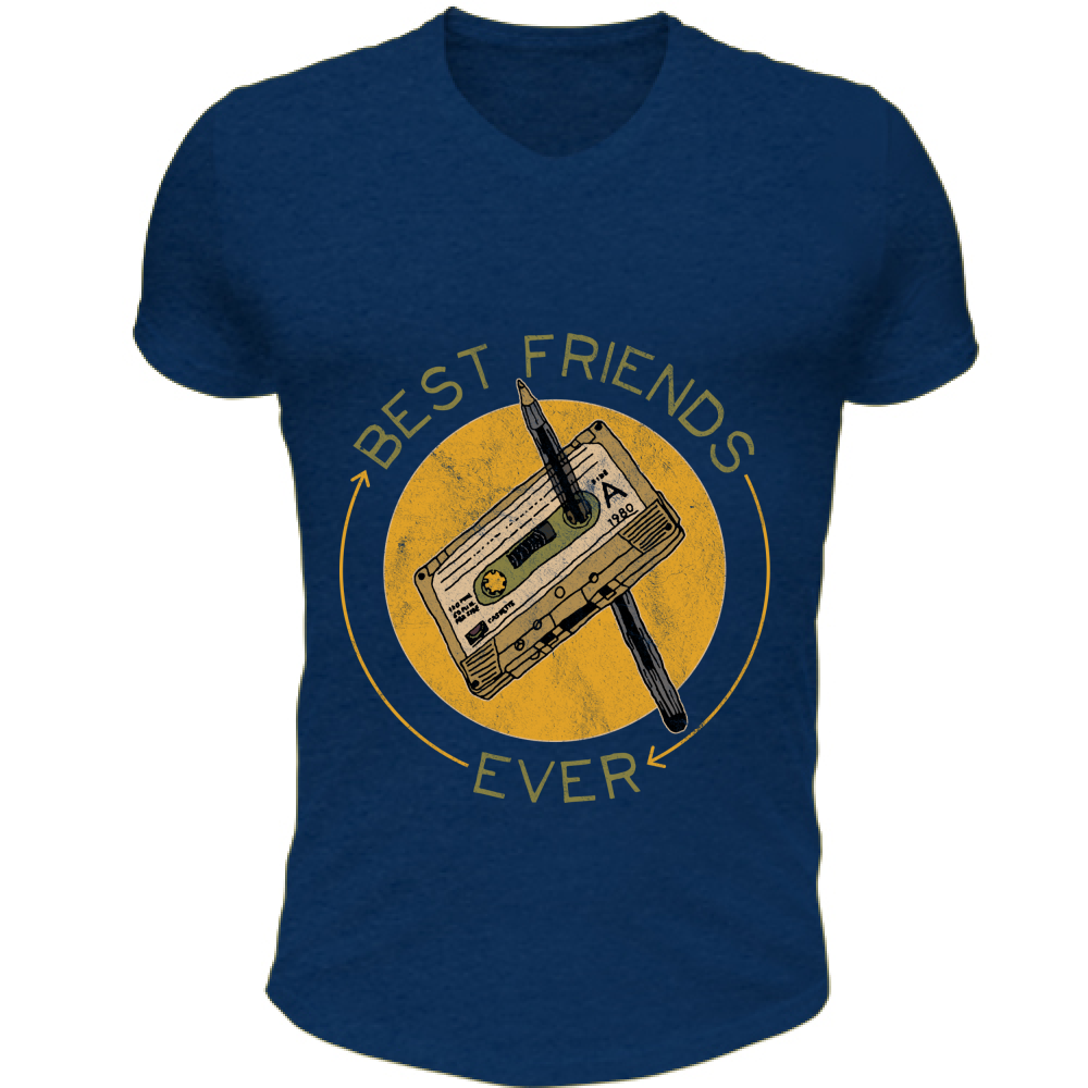 T-Shirt Unisex Scollo V Best Friends