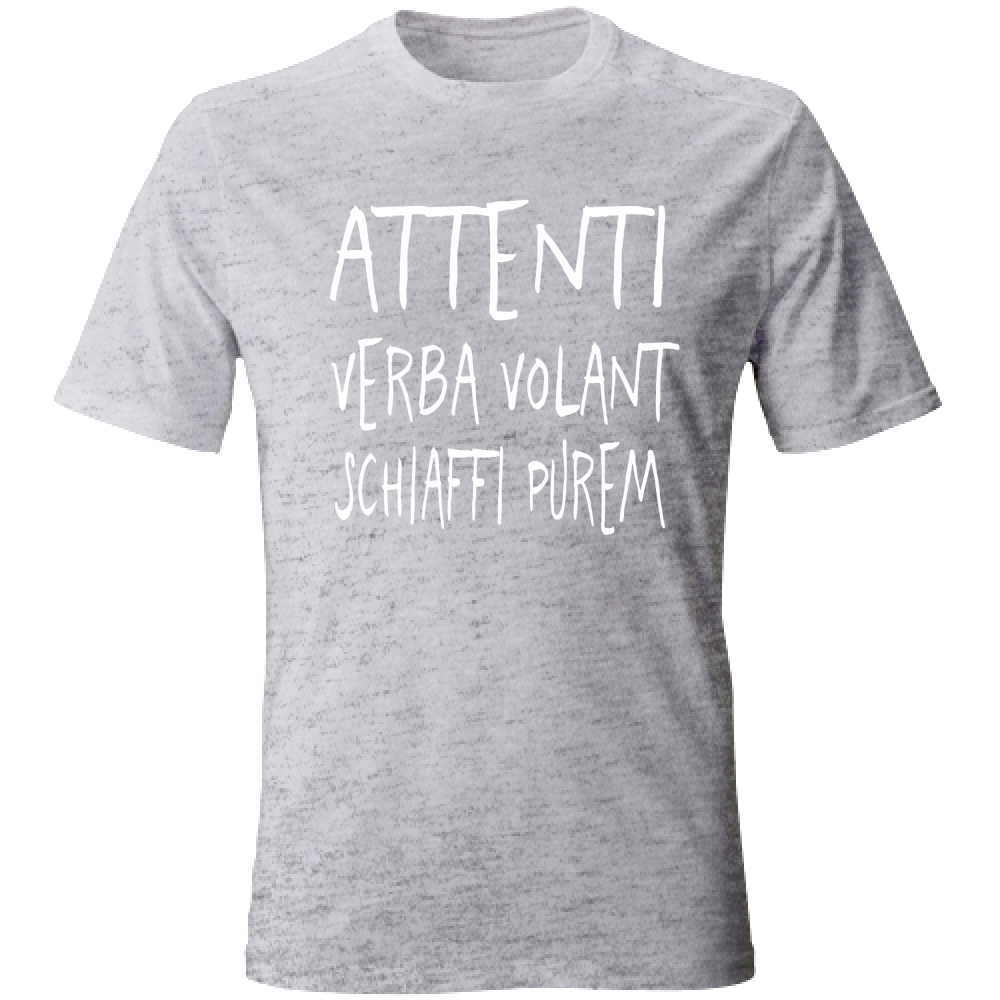 T-Shirt Unisex Verba volant - Scritte Divertenti