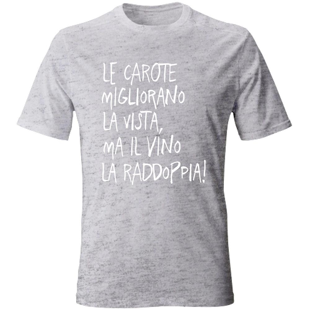 T-Shirt Unisex Le carote - Scritte Divertenti