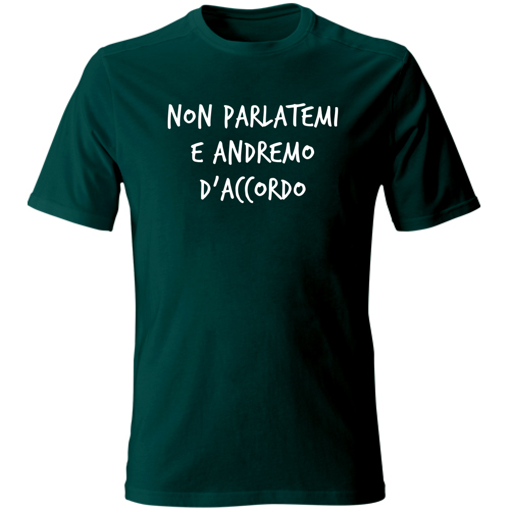 T-Shirt Unisex Non parlatemi - Scritte Divertenti