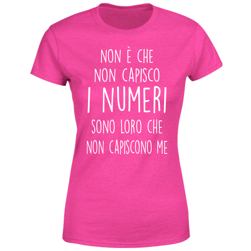 T-Shirt Donna Non capiscono me - Scritte Divertenti