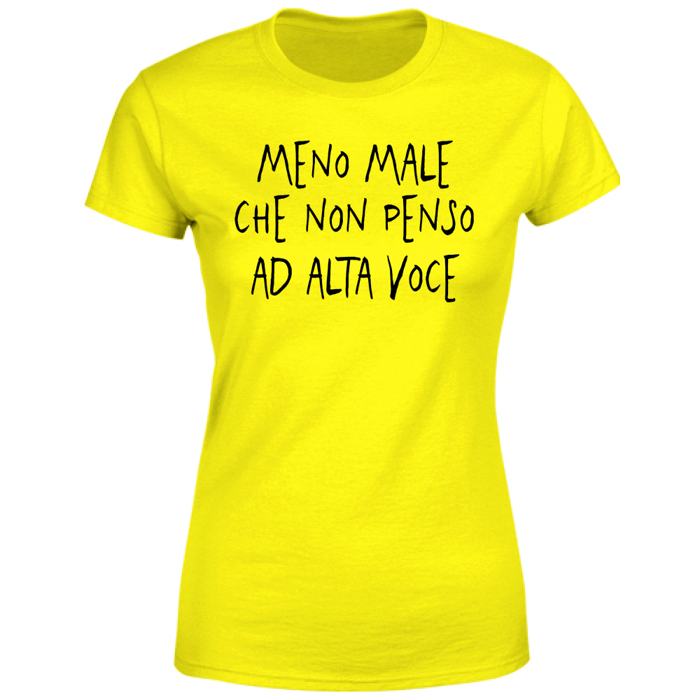 T-Shirt Donna Alta voce - Scritte Divertenti - Chiara