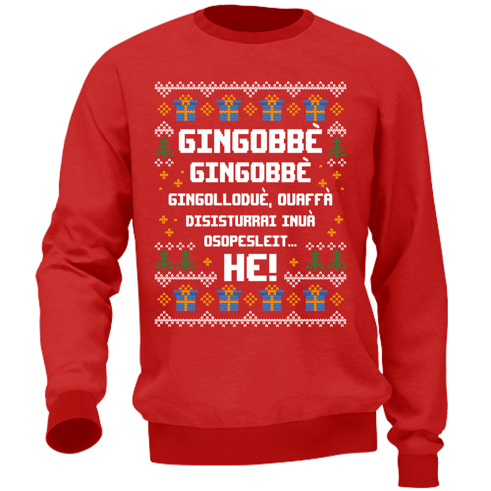 Felpa Unisex Gingobbè Ugly Christmas V3