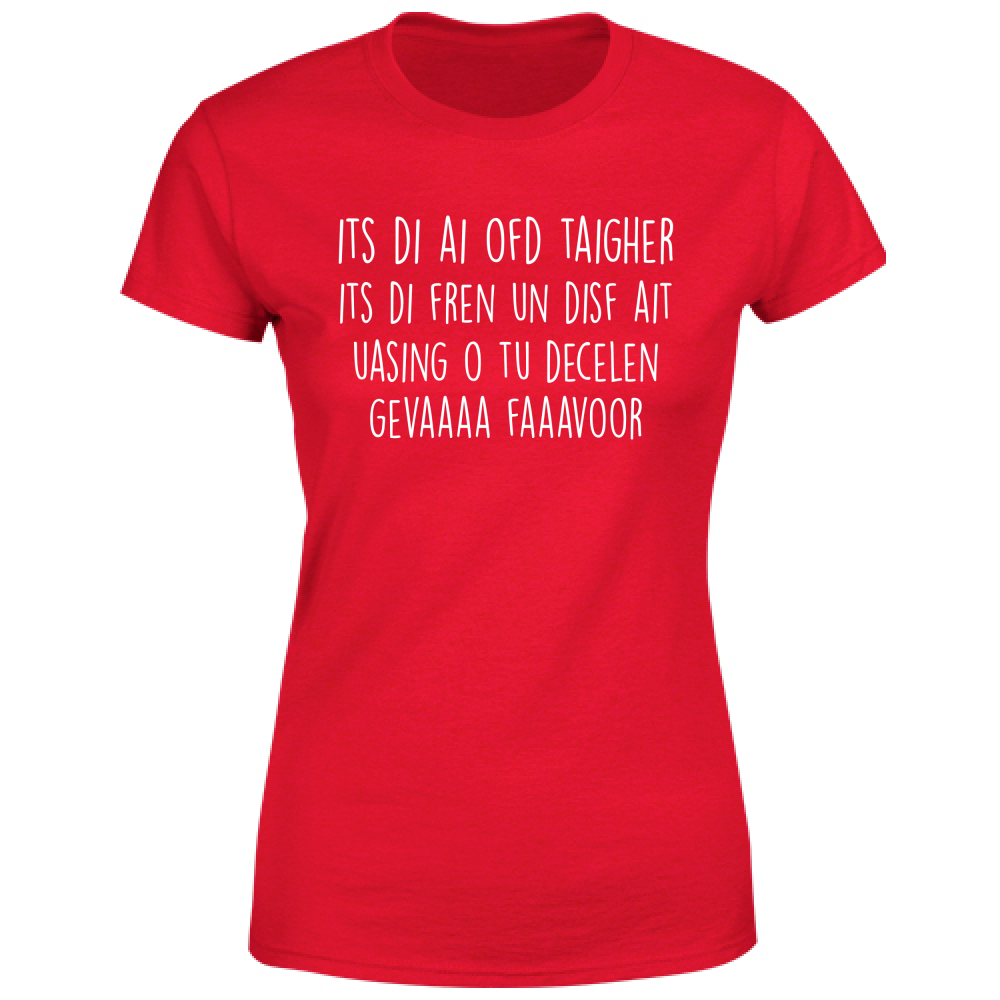 T-Shirt Donna Ai ofd taigher