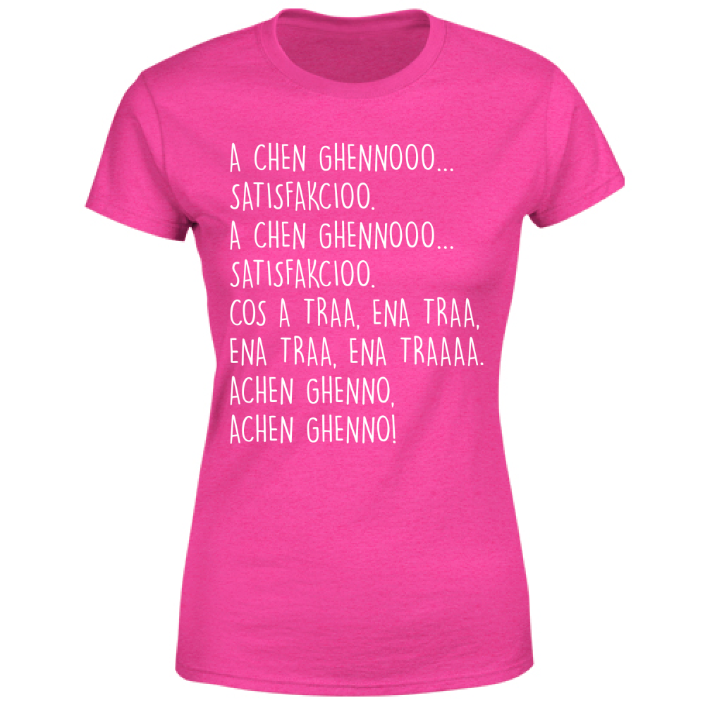 T-Shirt Donna Satisfakcioo