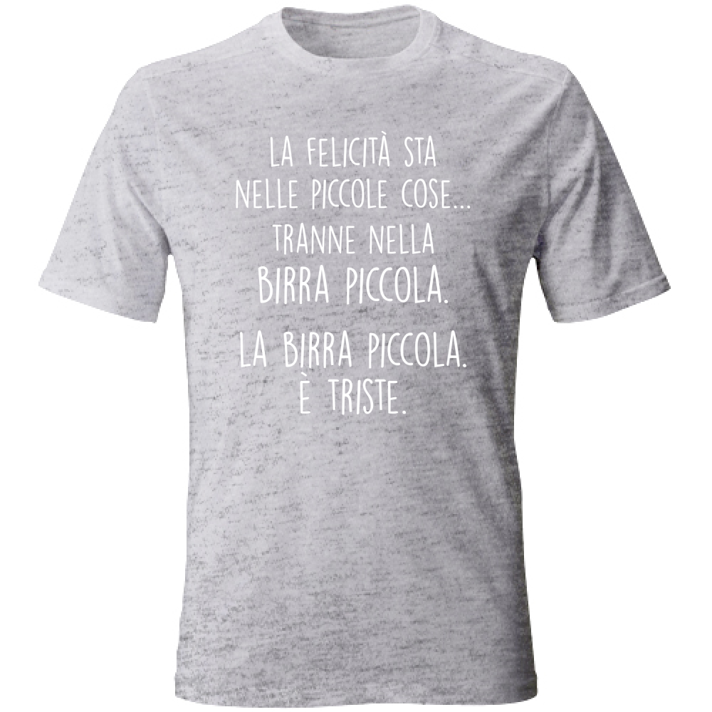 T-Shirt Unisex Nelle piccole cose - Scritte Divertenti