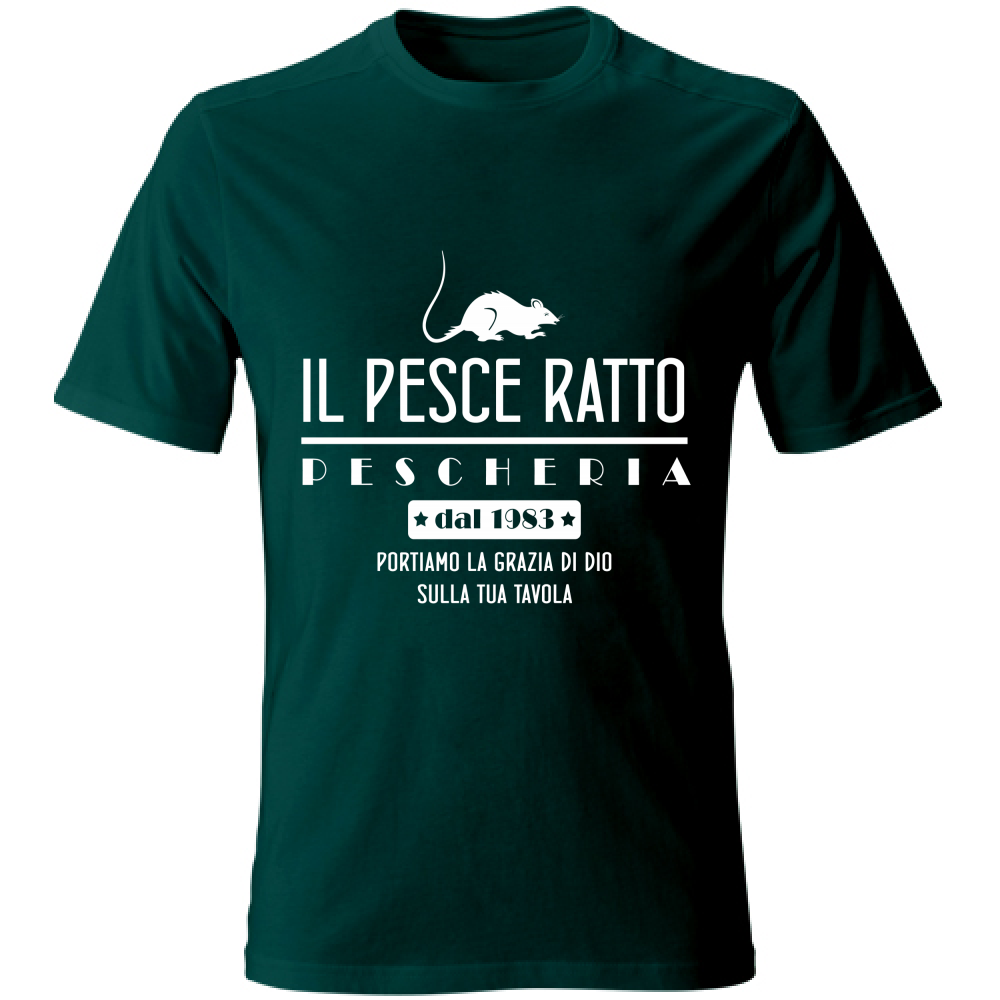 T-Shirt Unisex Pescheria Il Pesce Ratto