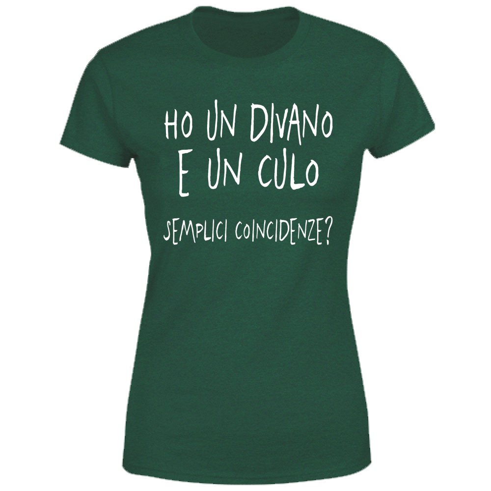 T-Shirt Donna Semplici coincidenze - Scritte Divertenti