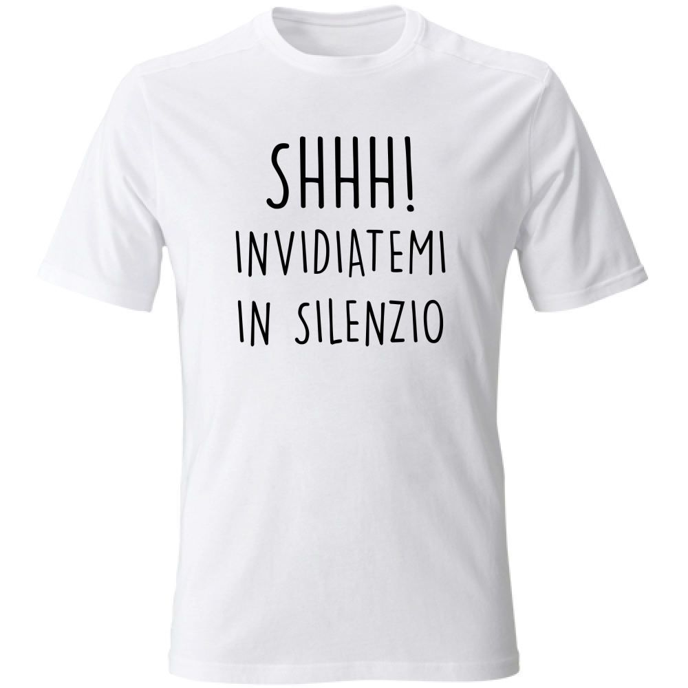 T-Shirt Unisex Il silenzio - Scritte Divertenti - Chiara