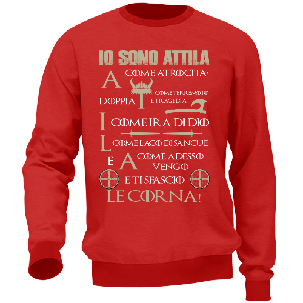 Felpa Unisex Sono Attila