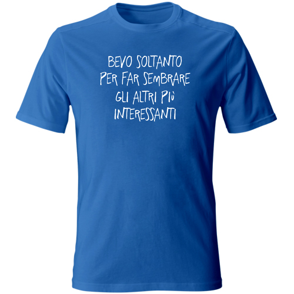 T-Shirt Unisex Large Più interessanti - Scritte Divertenti