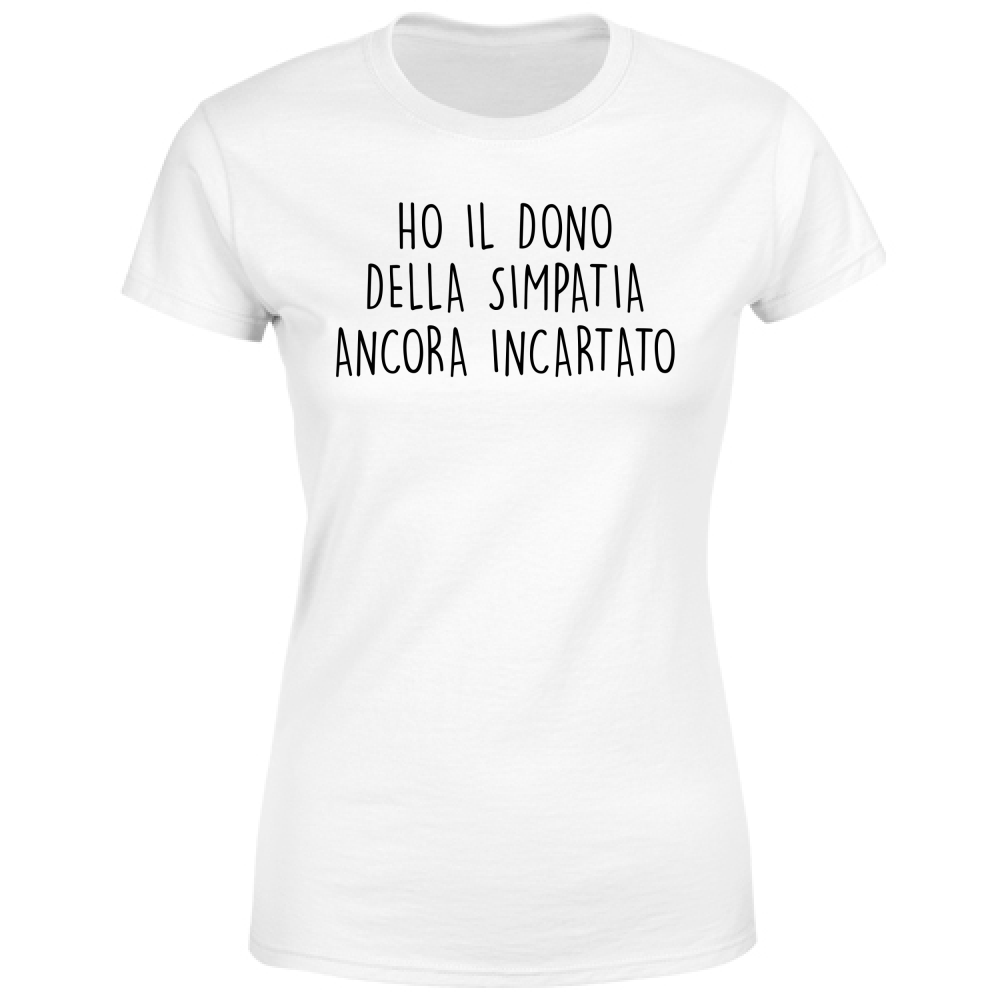 T-Shirt Donna Simpatia - Scritte Divertenti - Chiara