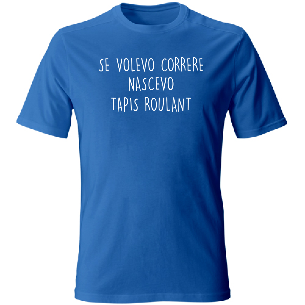 T-Shirt Unisex Tapis roulant - Scritte Divertenti