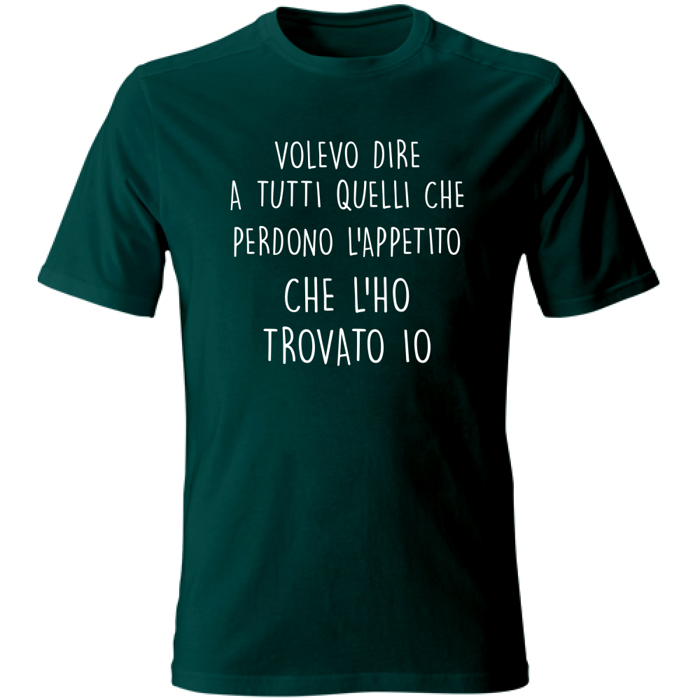 T-Shirt Unisex Appetito - Scritte Divertenti