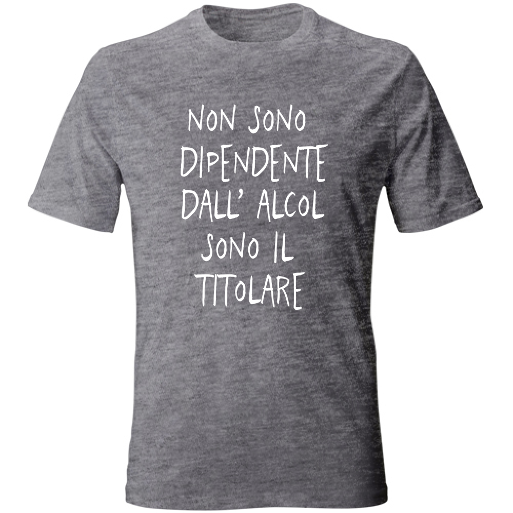 T-Shirt Unisex Il titolare - Scritte Divertenti