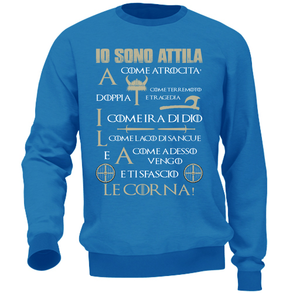 Felpa Unisex Sono Attila