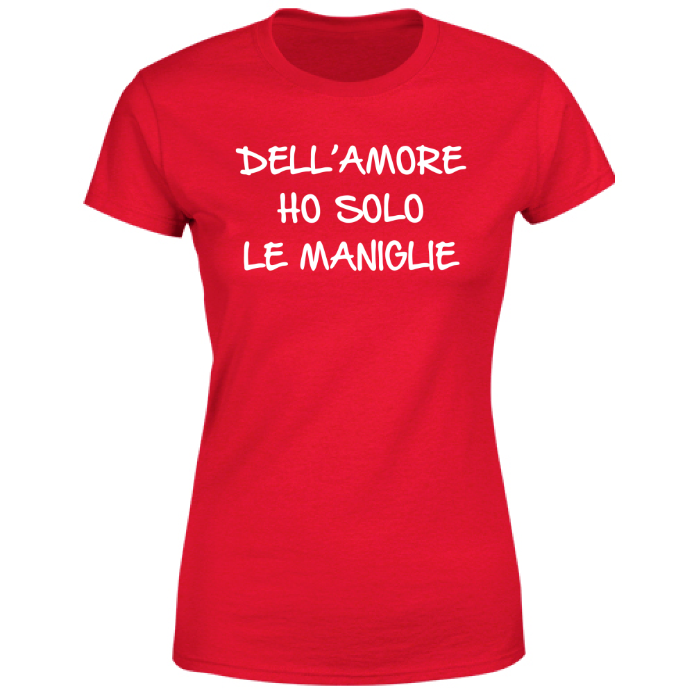 T-Shirt Donna Maniglie dell'amore - Scritte Divertenti