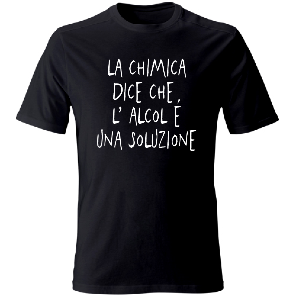 T-Shirt Unisex Una soluzione - Scritte Divertenti