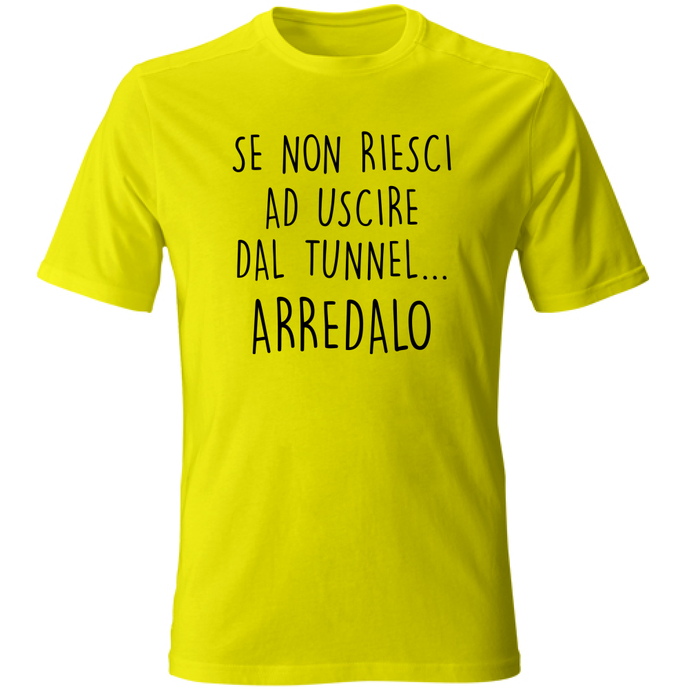 T-Shirt Unisex Tunnel - Scritte Divertenti - Chiara