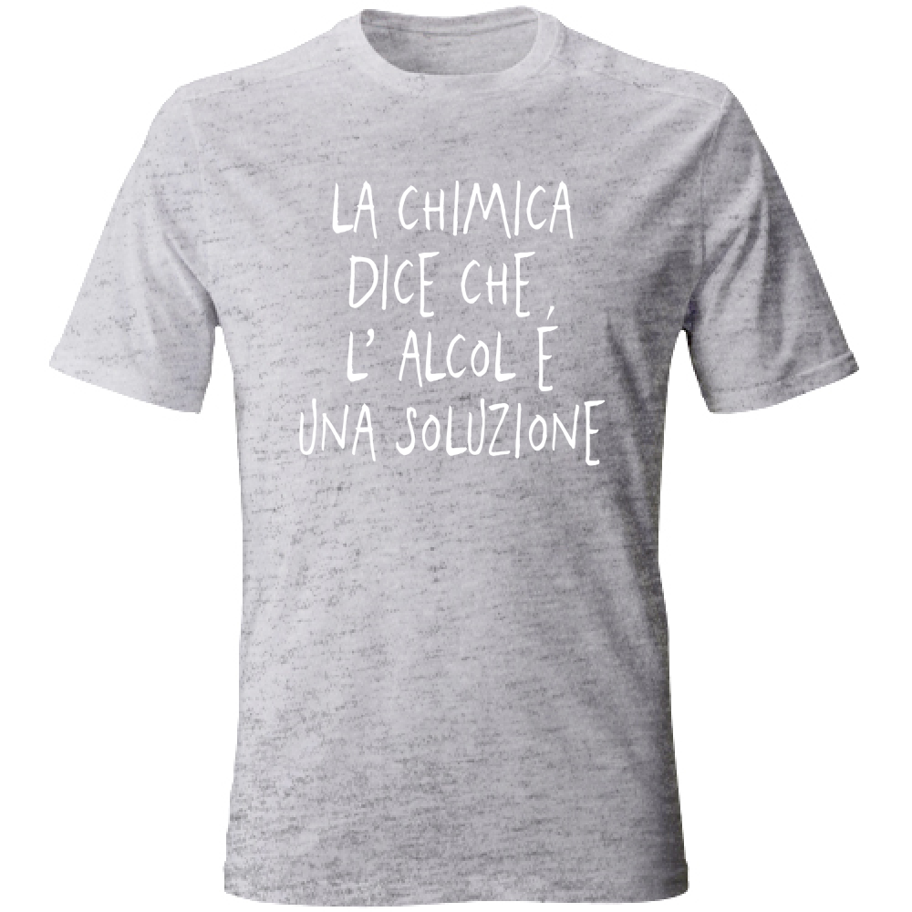 T-Shirt Unisex Una soluzione - Scritte Divertenti