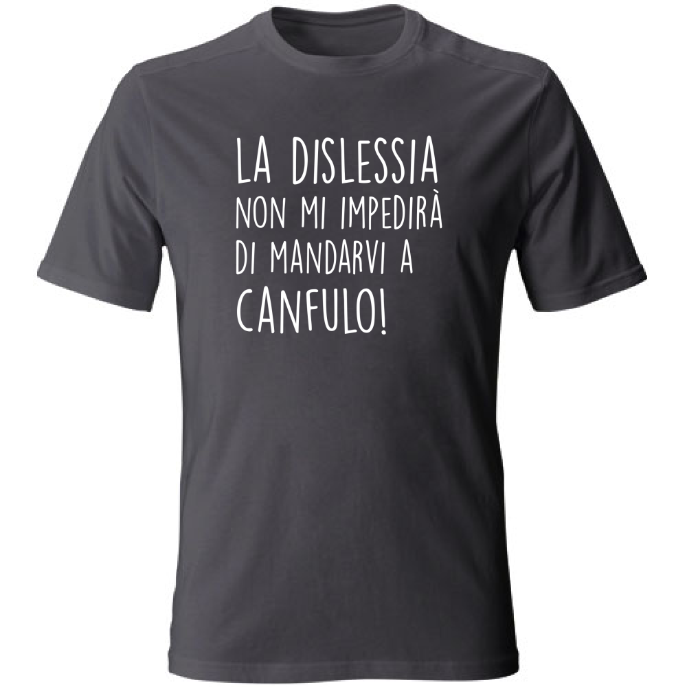 T-Shirt Unisex Large Canfulo - Scritte Divertenti