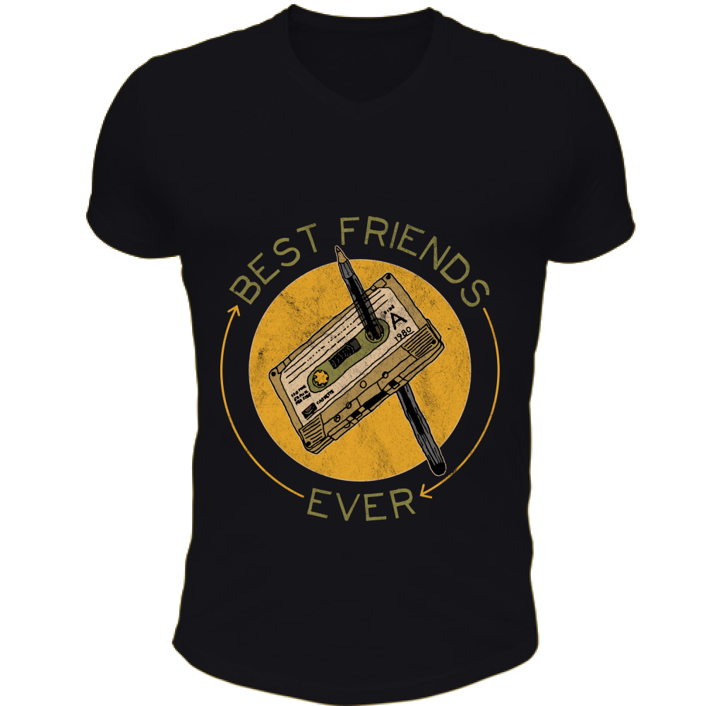 T-Shirt Unisex Scollo V Best Friends