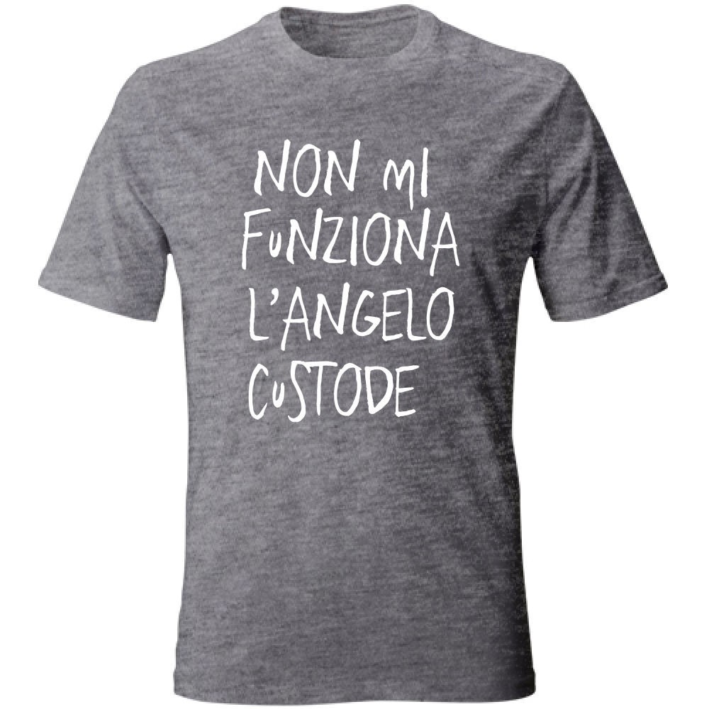 T-Shirt Unisex Angelo custode - Scritte Divertenti