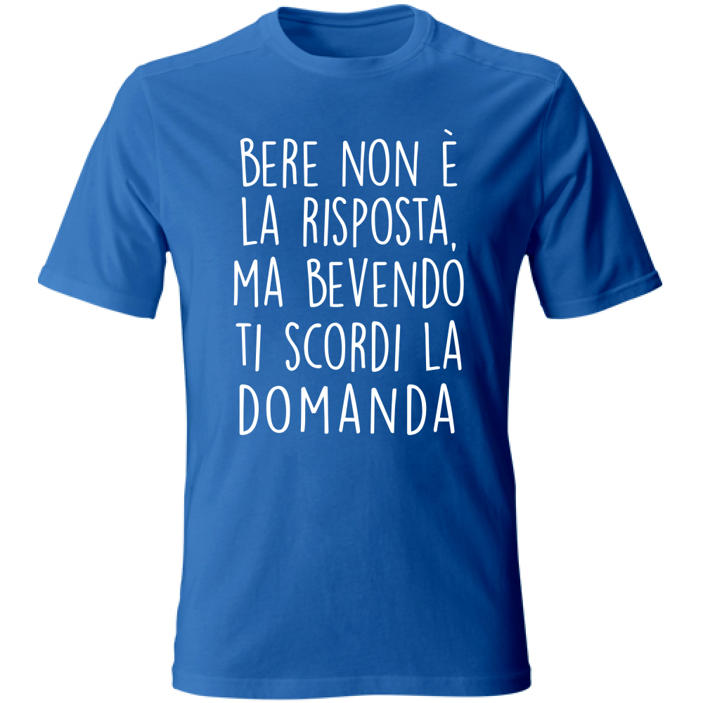 T-Shirt Unisex La risposta - Scritte Divertenti