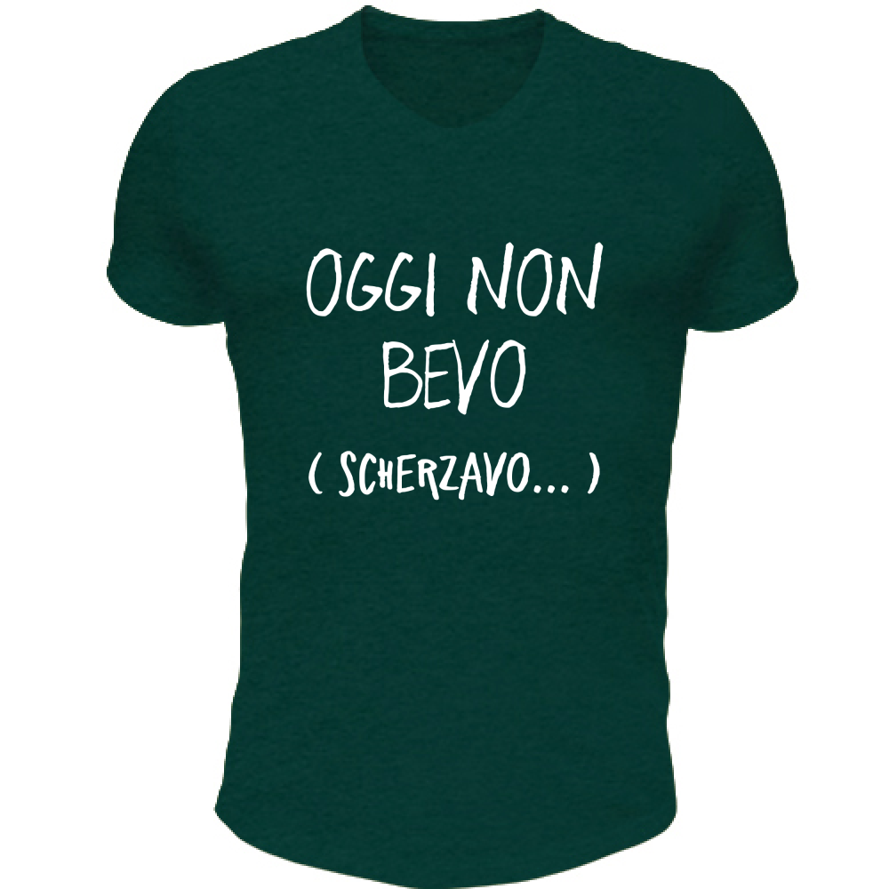 T-Shirt Unisex Scollo V Scherzavo - Scritte Divertenti