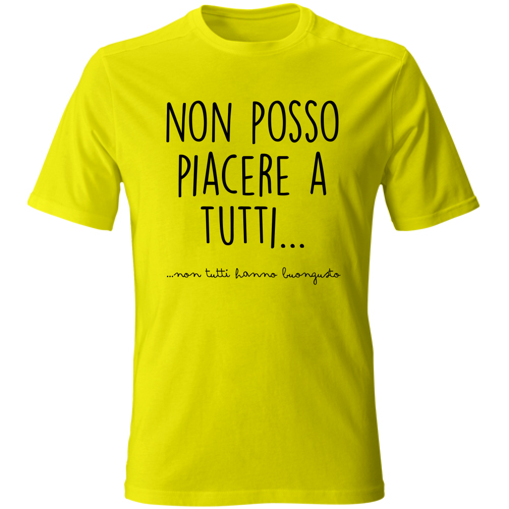 T-Shirt Unisex Piacere a tutti - Scritte Divertenti - Chiara