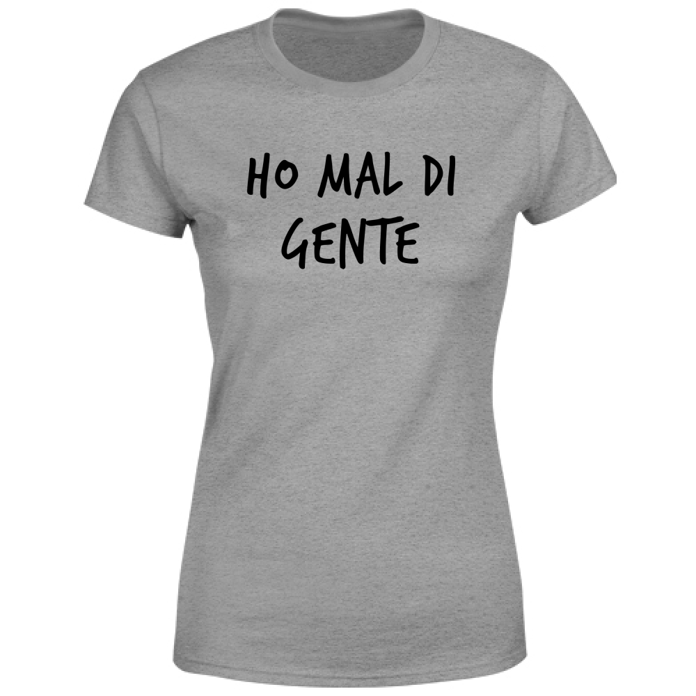 T-Shirt Donna Gente - Scritte Divertenti - Chiara