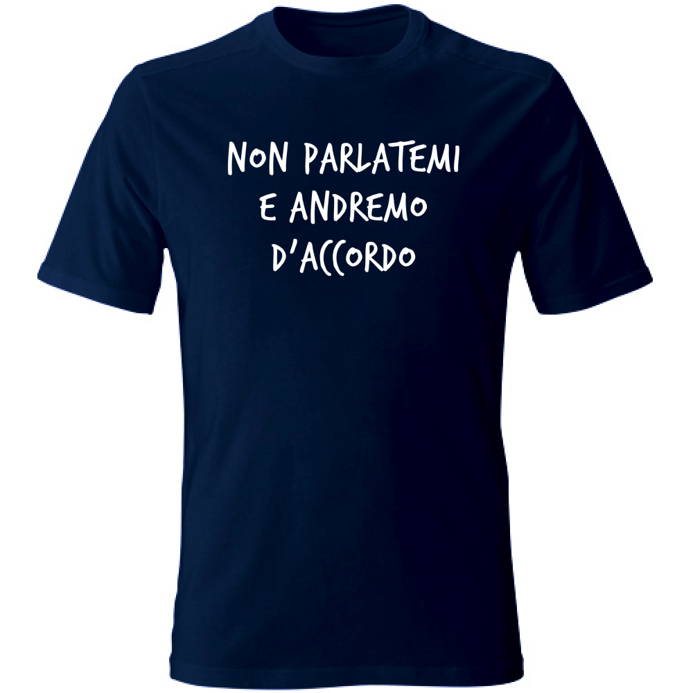 T-Shirt Unisex Non parlatemi - Scritte Divertenti