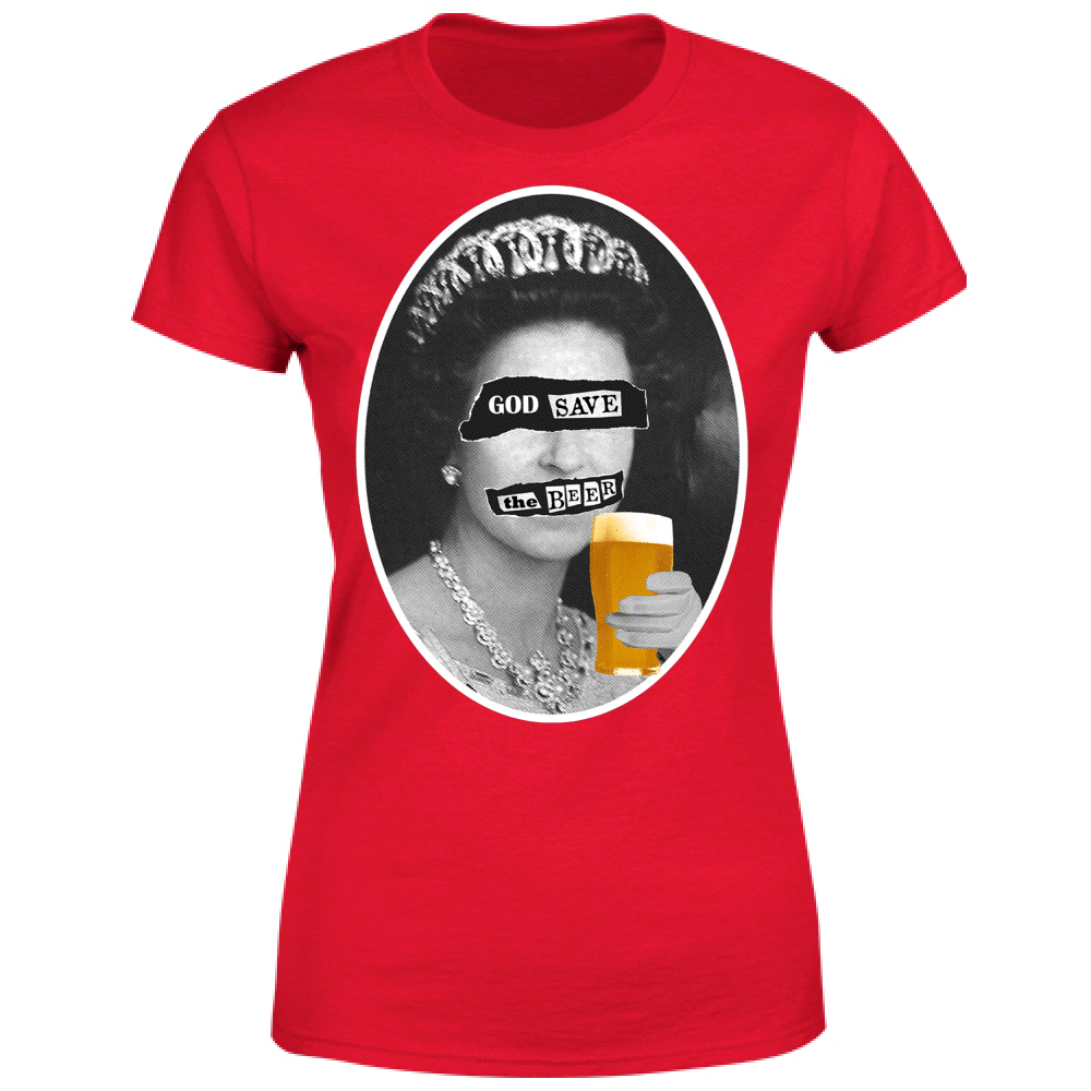 T-Shirt Donna God save the beer