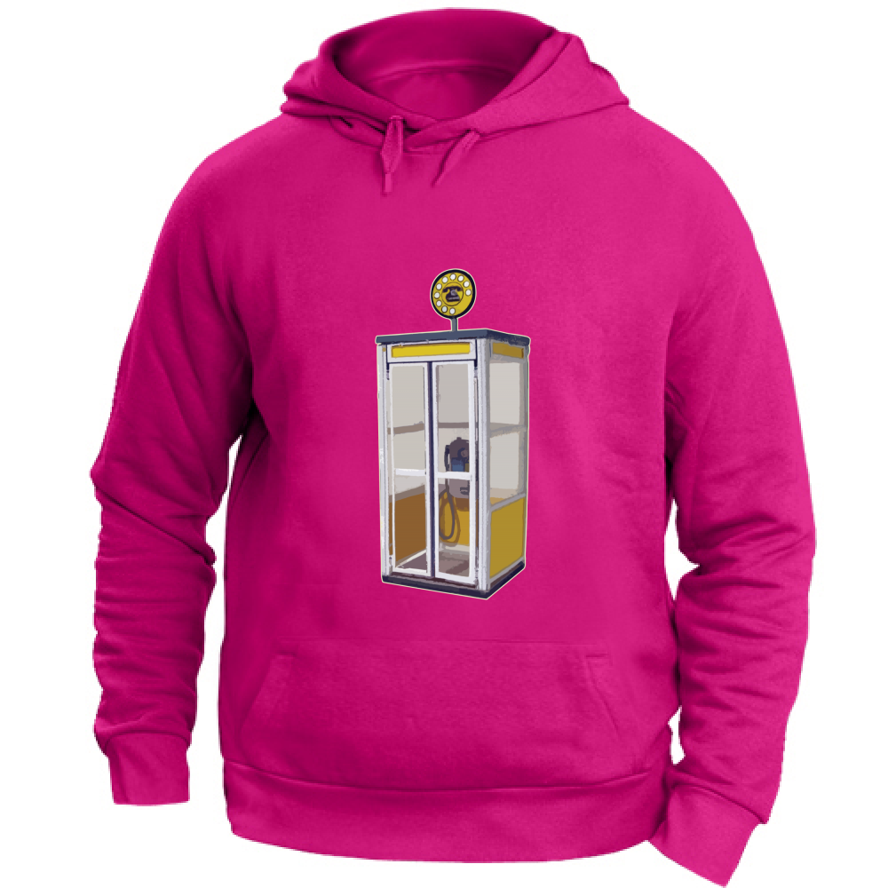 Felpa Unisex con Cappuccio Cabina telefonica
