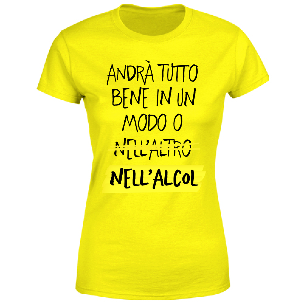 T-Shirt Donna Tutto bene - Scritte Divertenti - Chiara