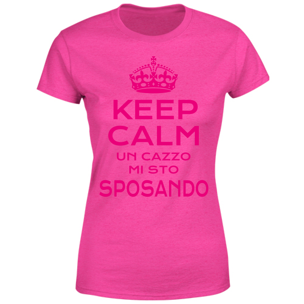 T-Shirt Donna Maglietta - Addio al Nubilato - KC un C - scura