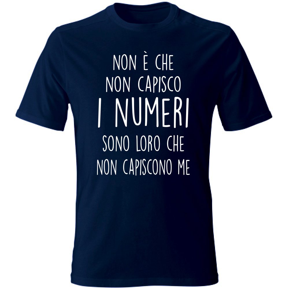 T-Shirt Unisex Non capiscono me - Scritte Divertenti