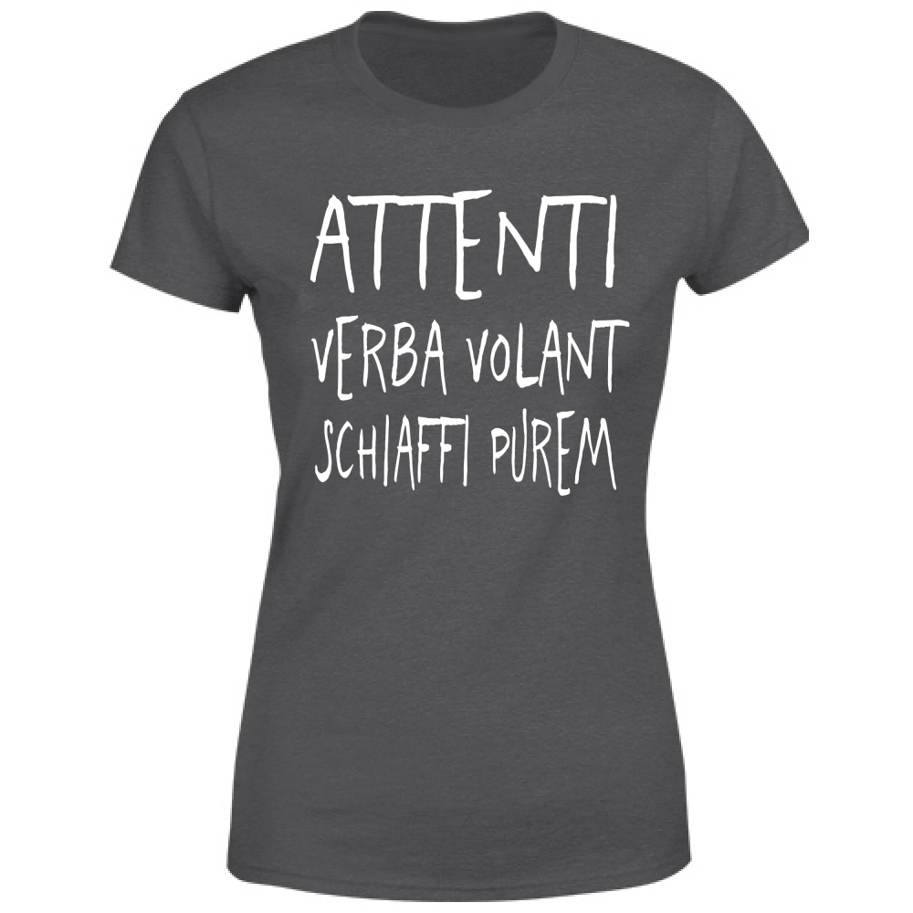 T-Shirt Donna Verba volant - Scritte Divertenti