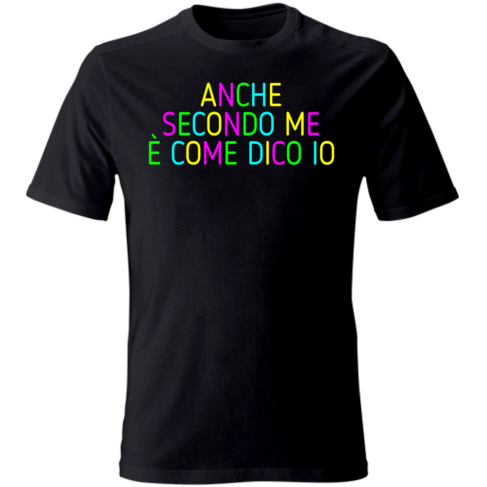 T-Shirt Unisex Come dico io - Scritte Acide